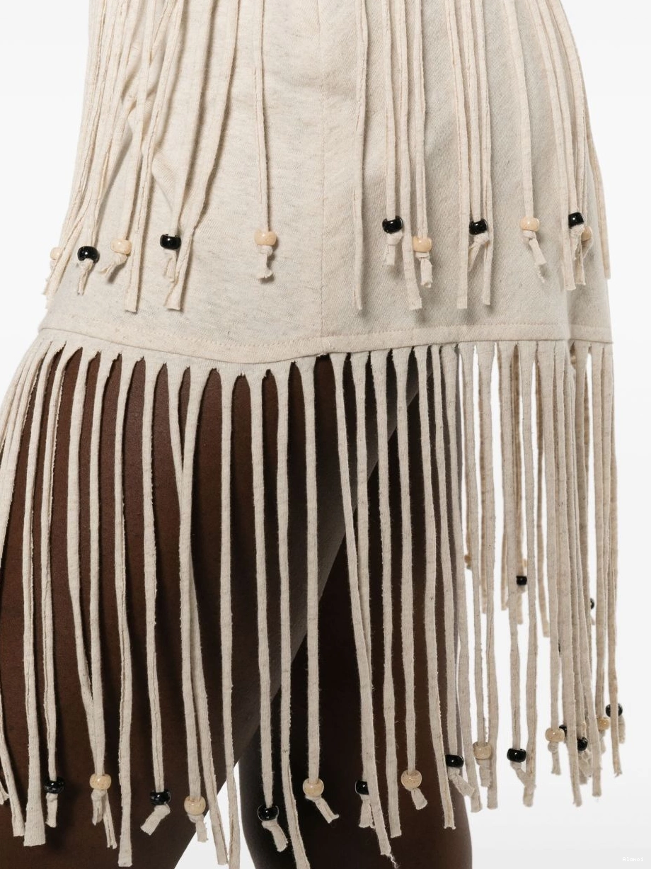 Cheap Women Monsoon miniskirt fringed Alanui 0802